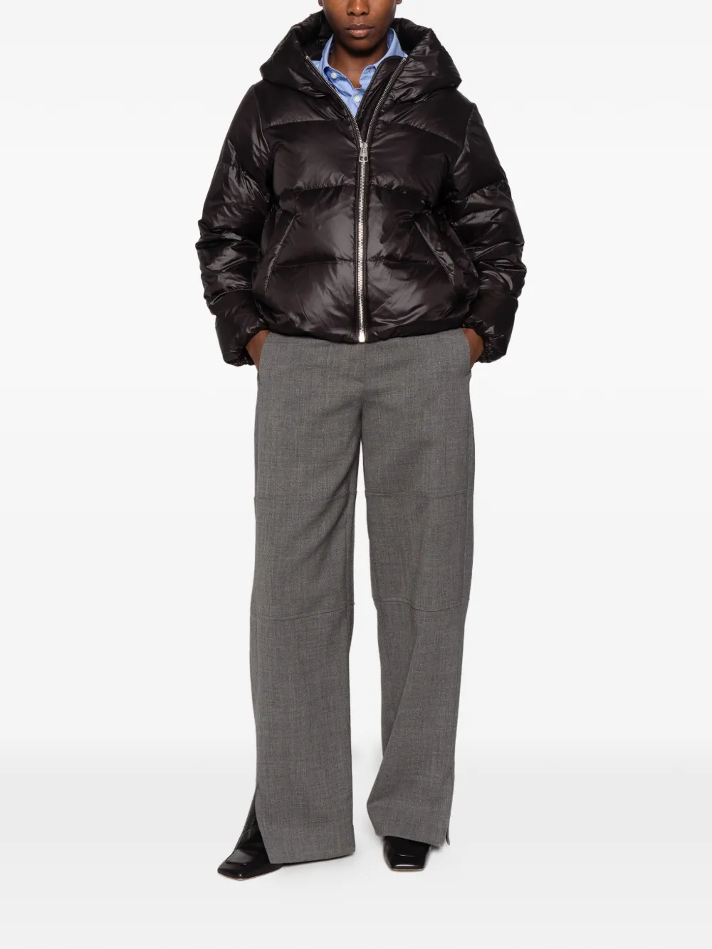 Marc O'Polo quilted hooded jacket - Pink
