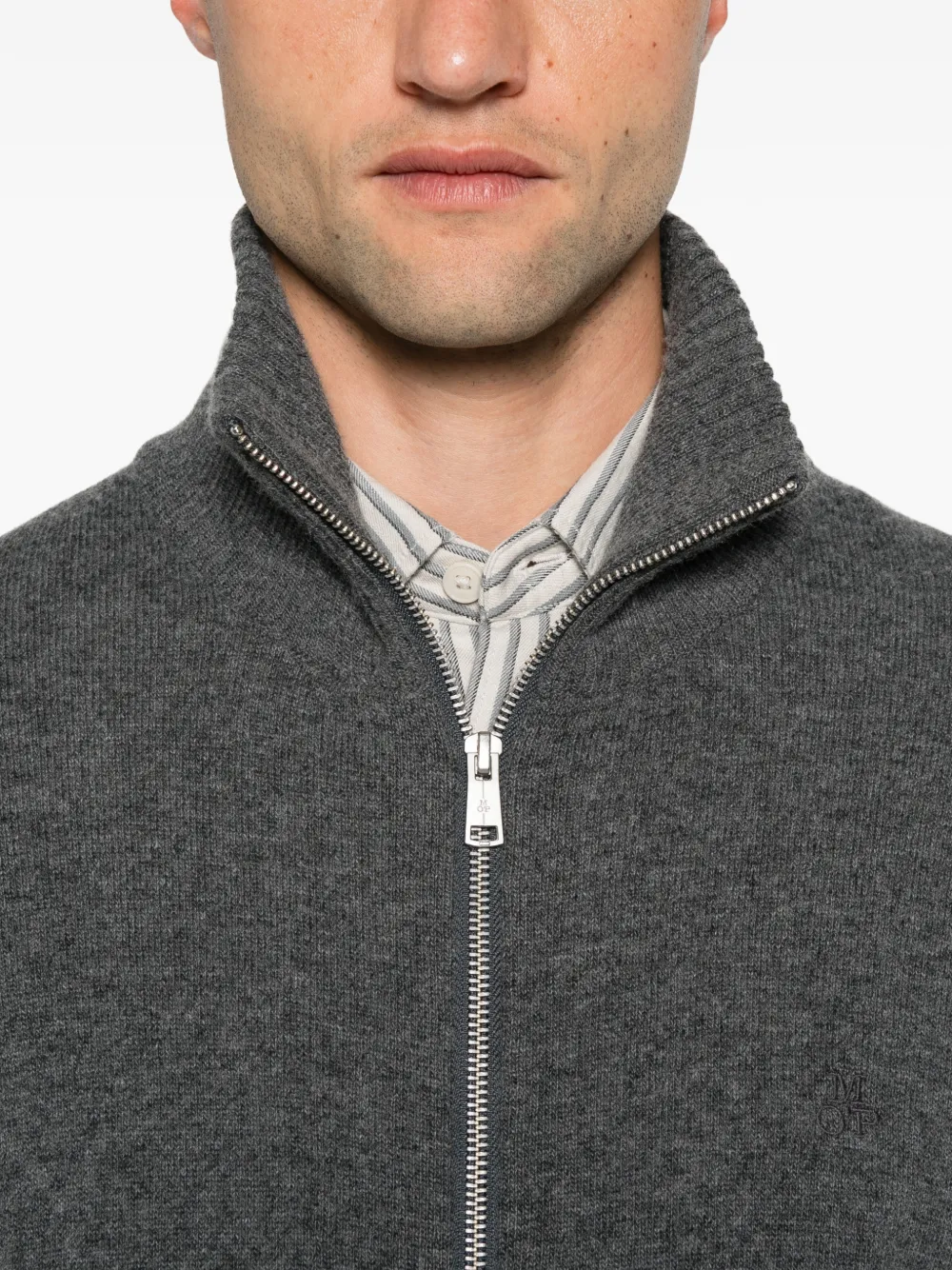 Marc O'Polo Vest met rits Grijs
