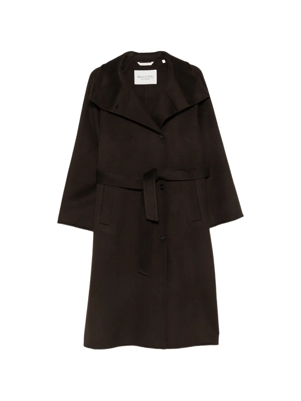 Marc O'Polo belted coat - Brown