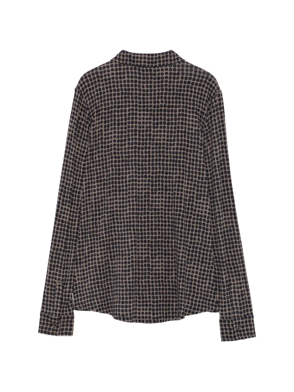 Marc O'Polo blouse met stippen Bruin