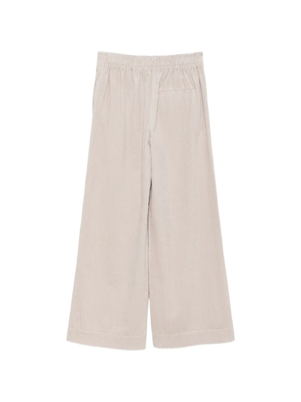 Marc O'Polo Ribfluwelen broek met wijde pijpen Beige