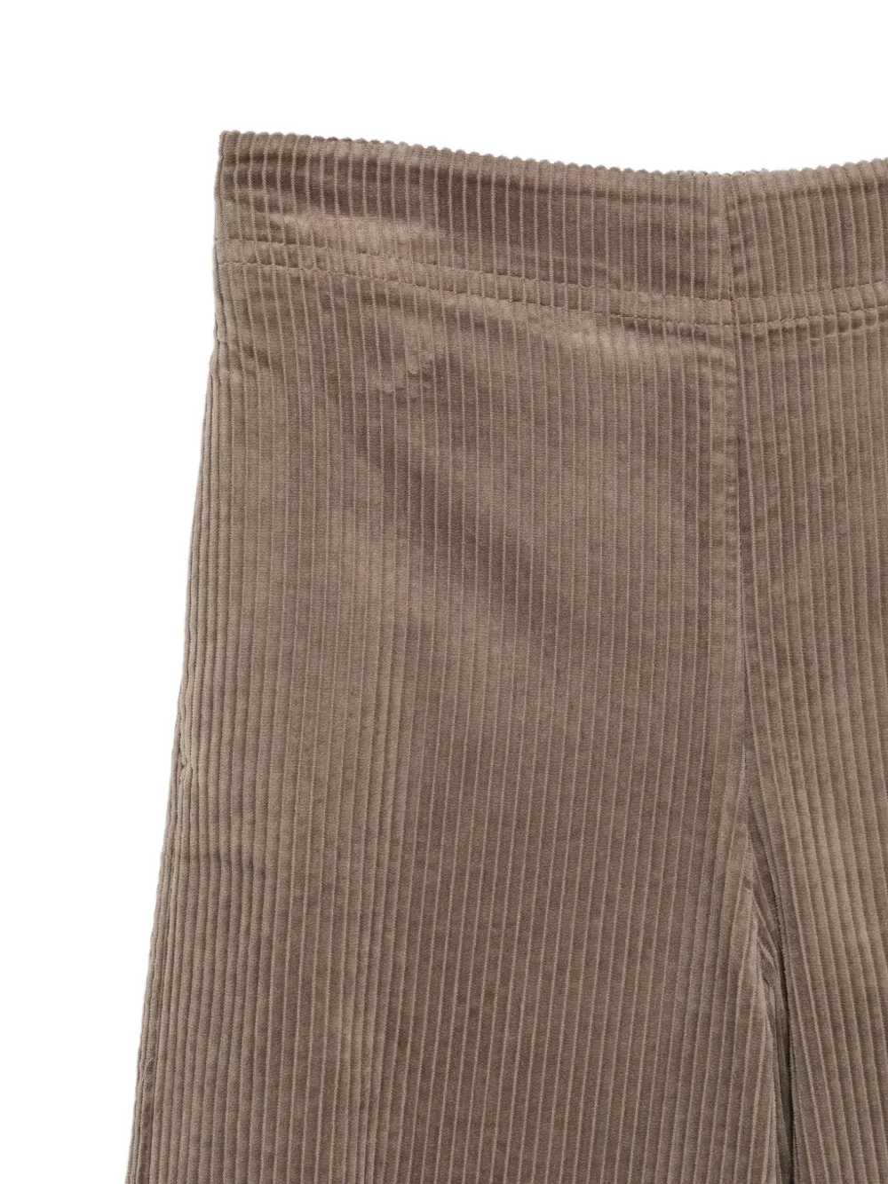 Marc O'Polo Ribfluwelen broek met wijde pijpen Bruin