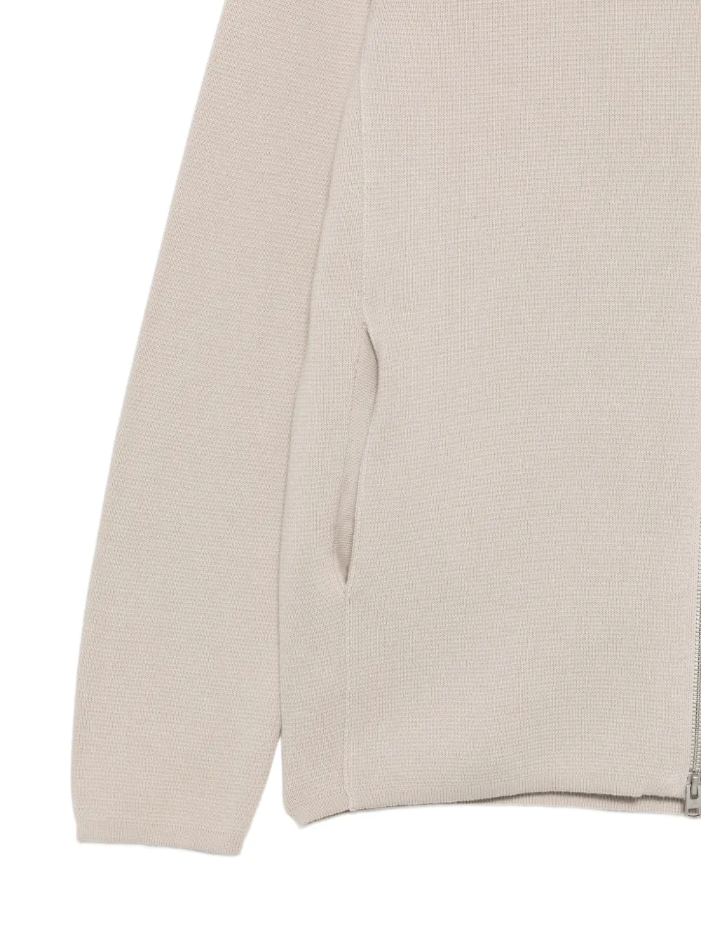 Marc O'Polo Hoodie met rits Beige