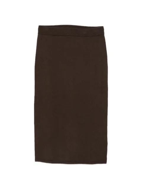 Marc O'Polo ribbed-knit slit-detail midi skirt