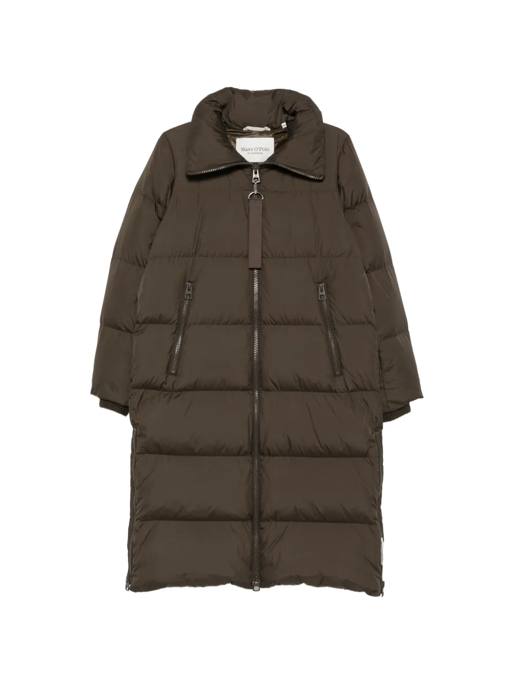 Marc O'Polo quilted high-neck coat - Marrone
