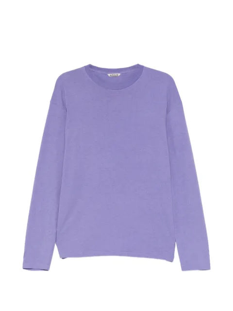 Auralee brushed long-sleeve T-shirt