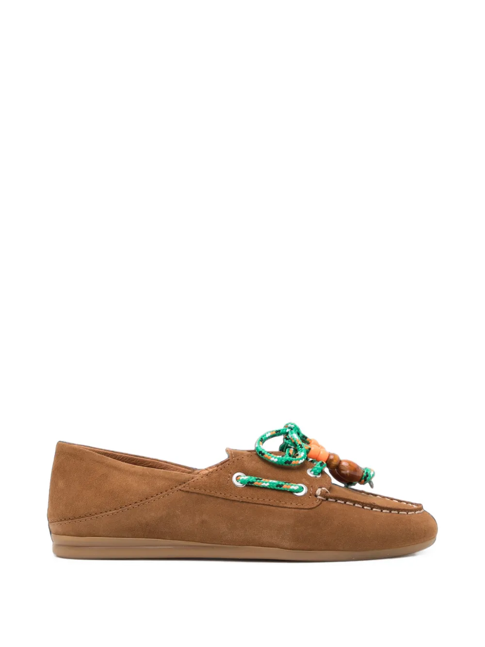 TORAL SHOES Tiwa Avellana suede mule loafers