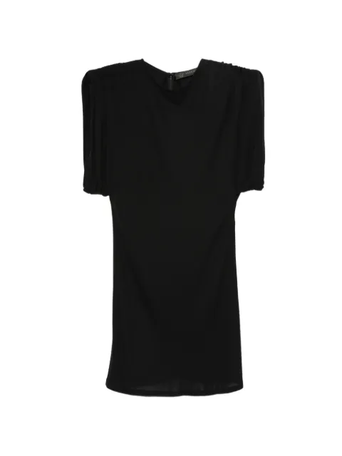 Versace Pre-Owned vestido midi de manga fruncida 2000