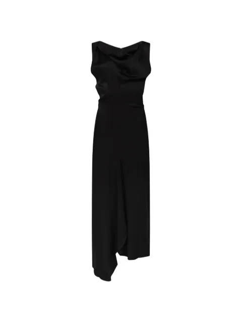 Victoria Beckham draped asymmetric midi dress