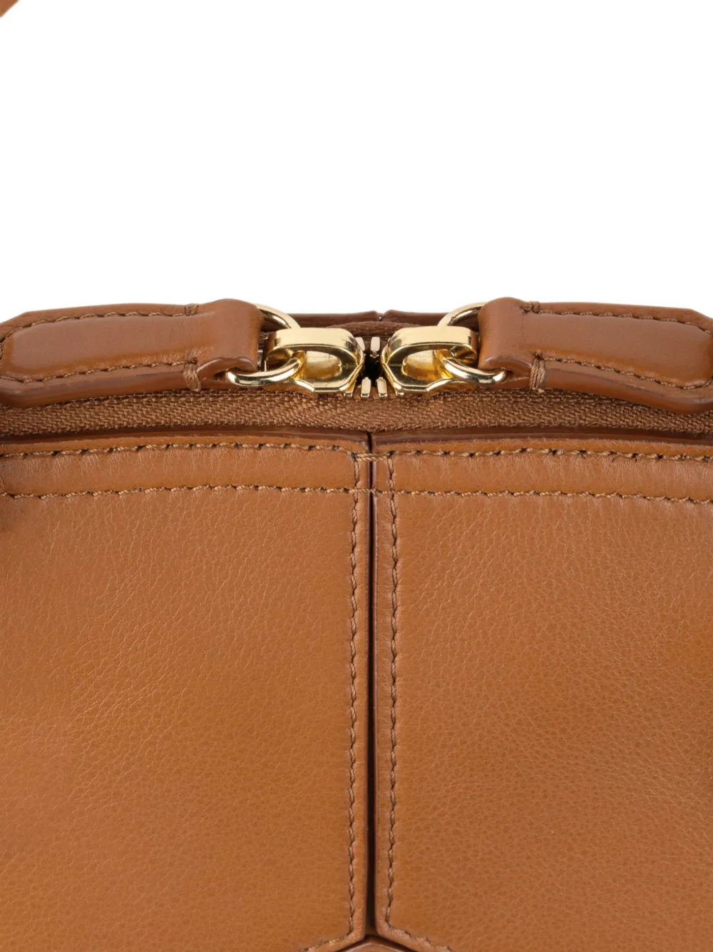 Victoria Beckham Kleine Victoria Doctor leren shopper Bruin