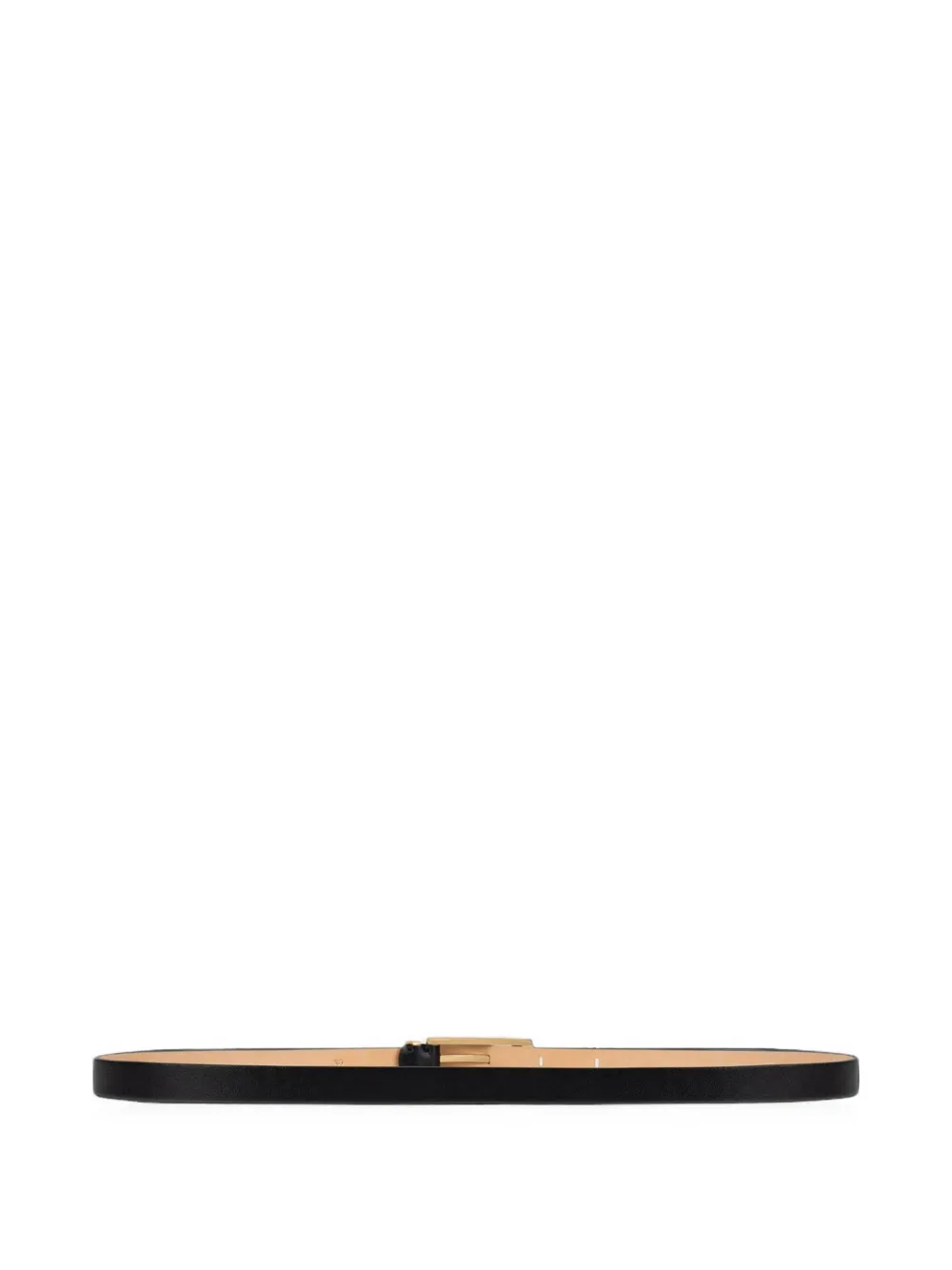 Victoria Beckham Dorian leren riem Zwart