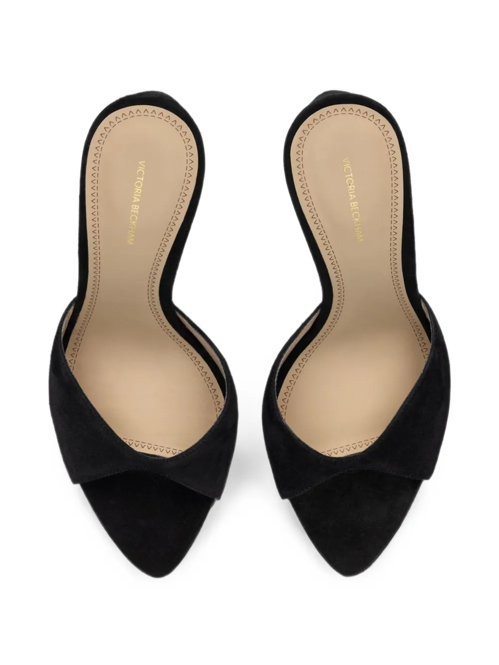 Victoria Beckham Harlow open-toe mules Zwart