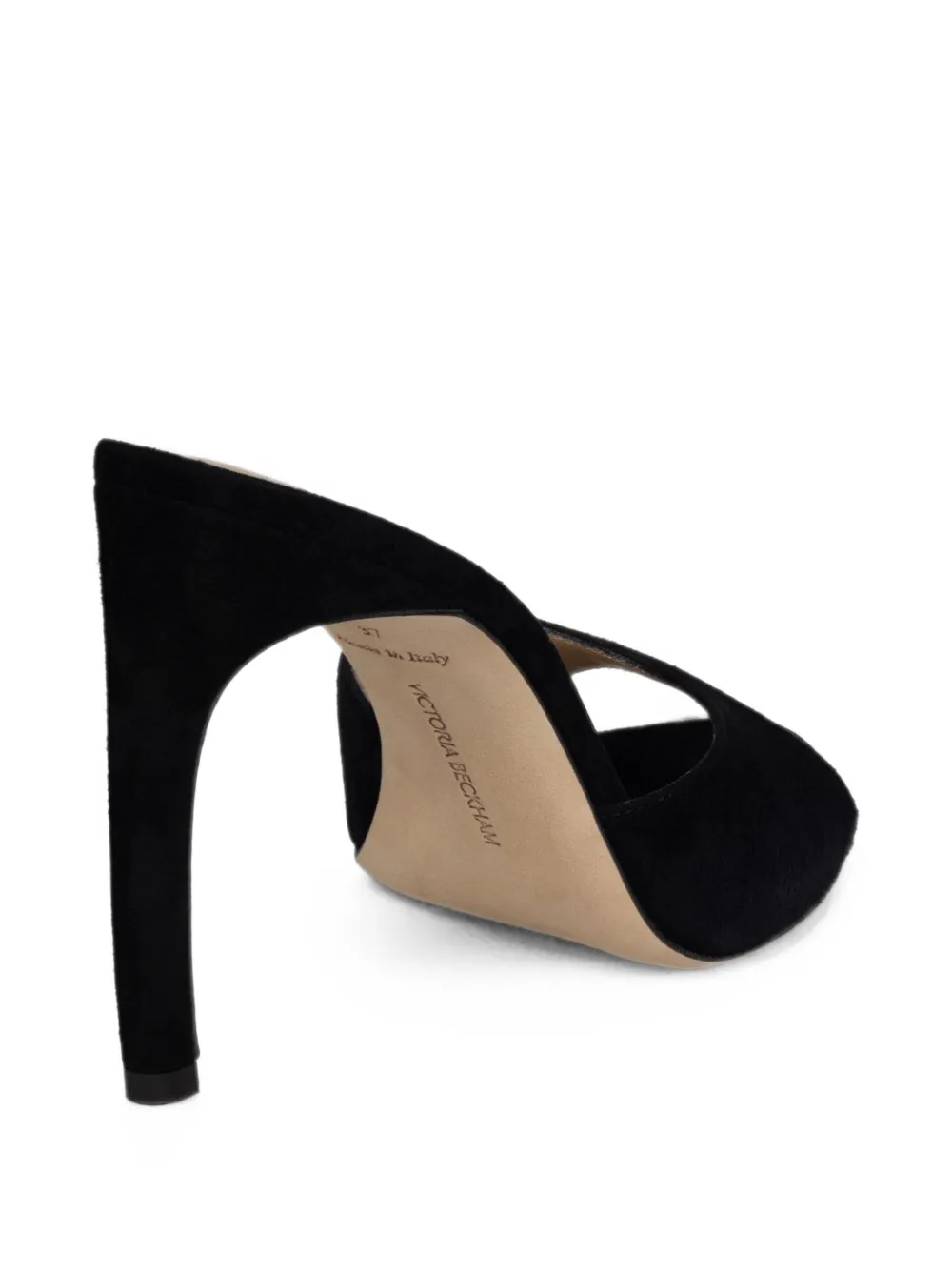 Victoria Beckham Harlow open-toe mules Zwart