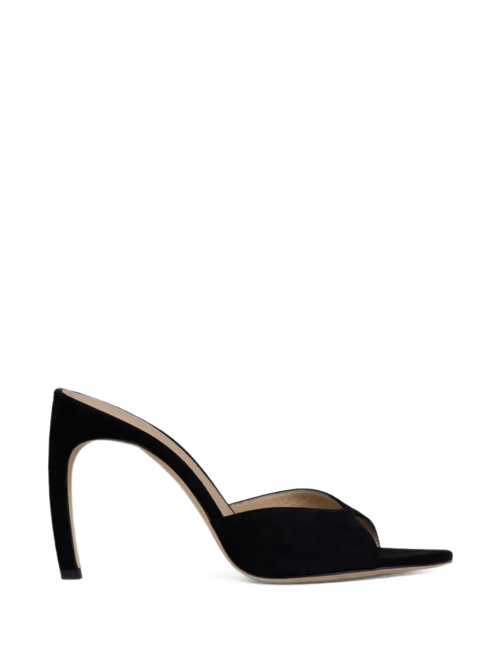 Victoria Beckham Harlow open-toe mules Zwart