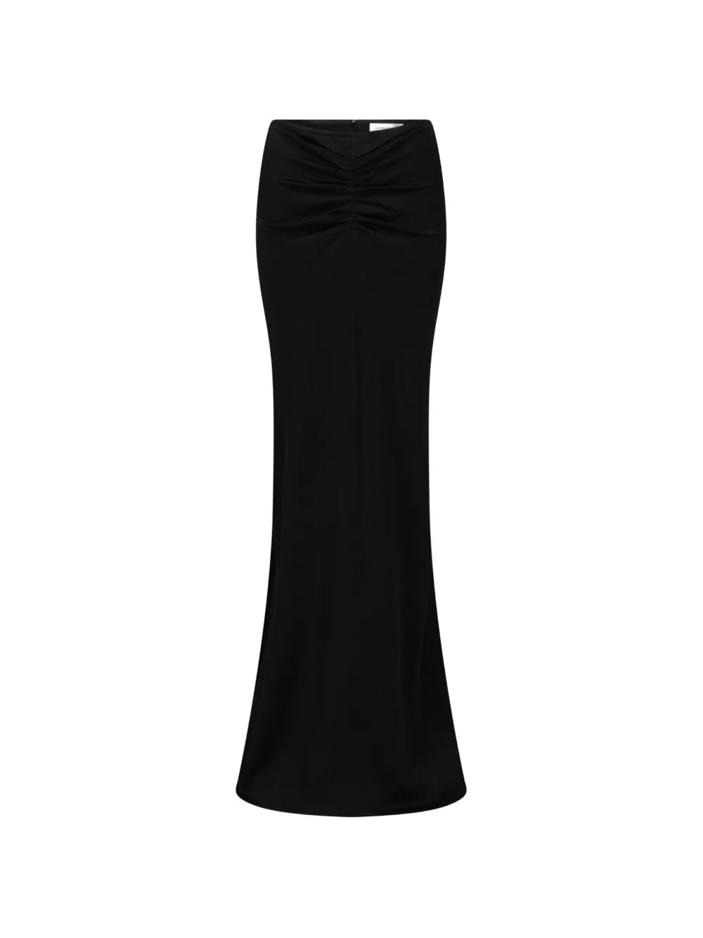Victoria Beckham Isabella Ruched Maxi Skirt In Black