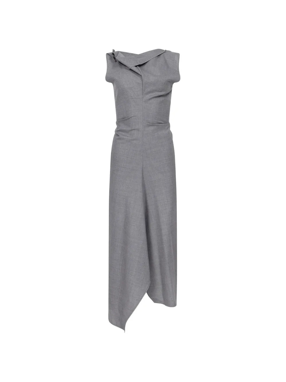 Victoria Beckham draped tailored midi dress