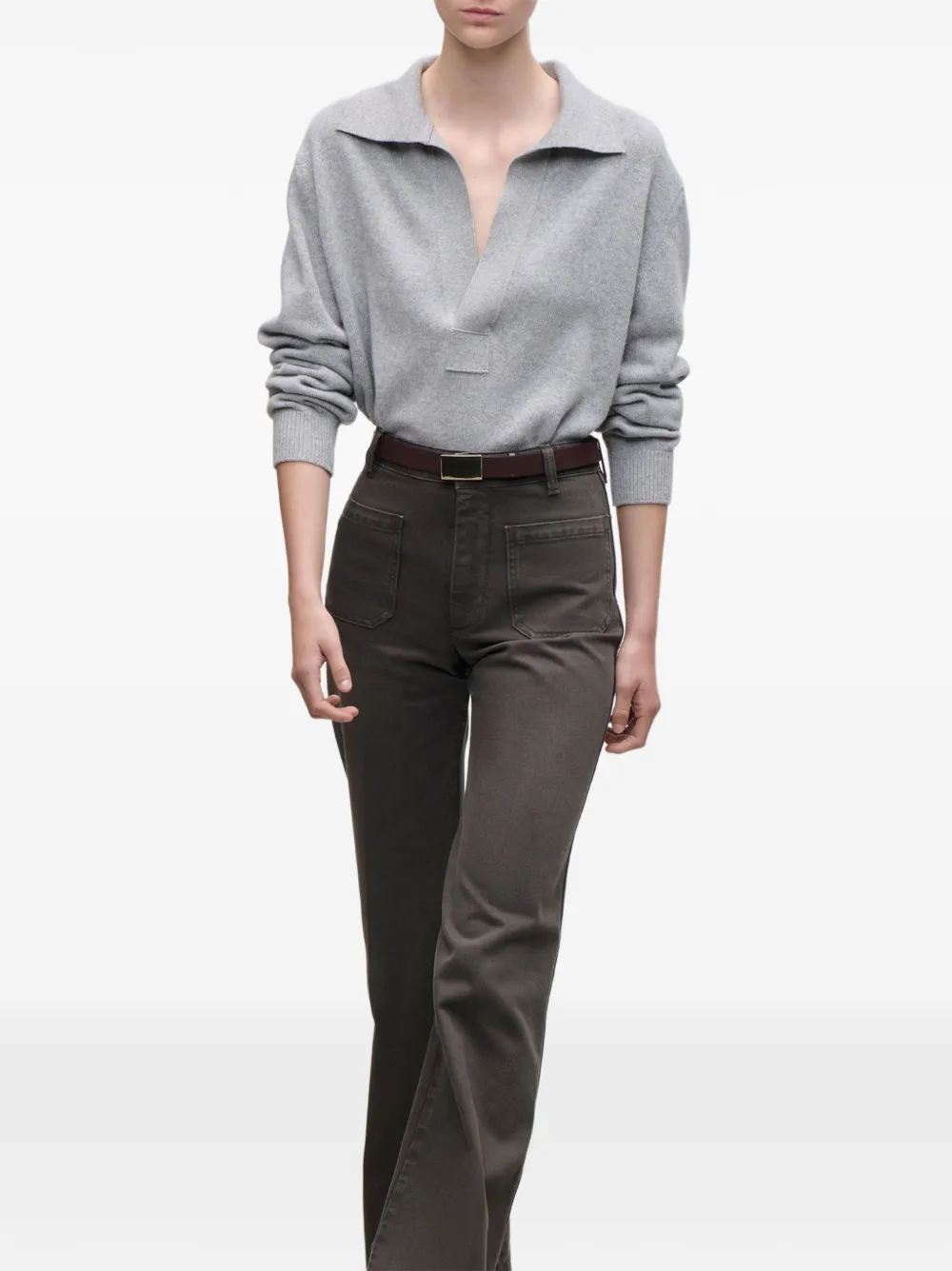 Victoria Beckham Genevieve trui Grijs
