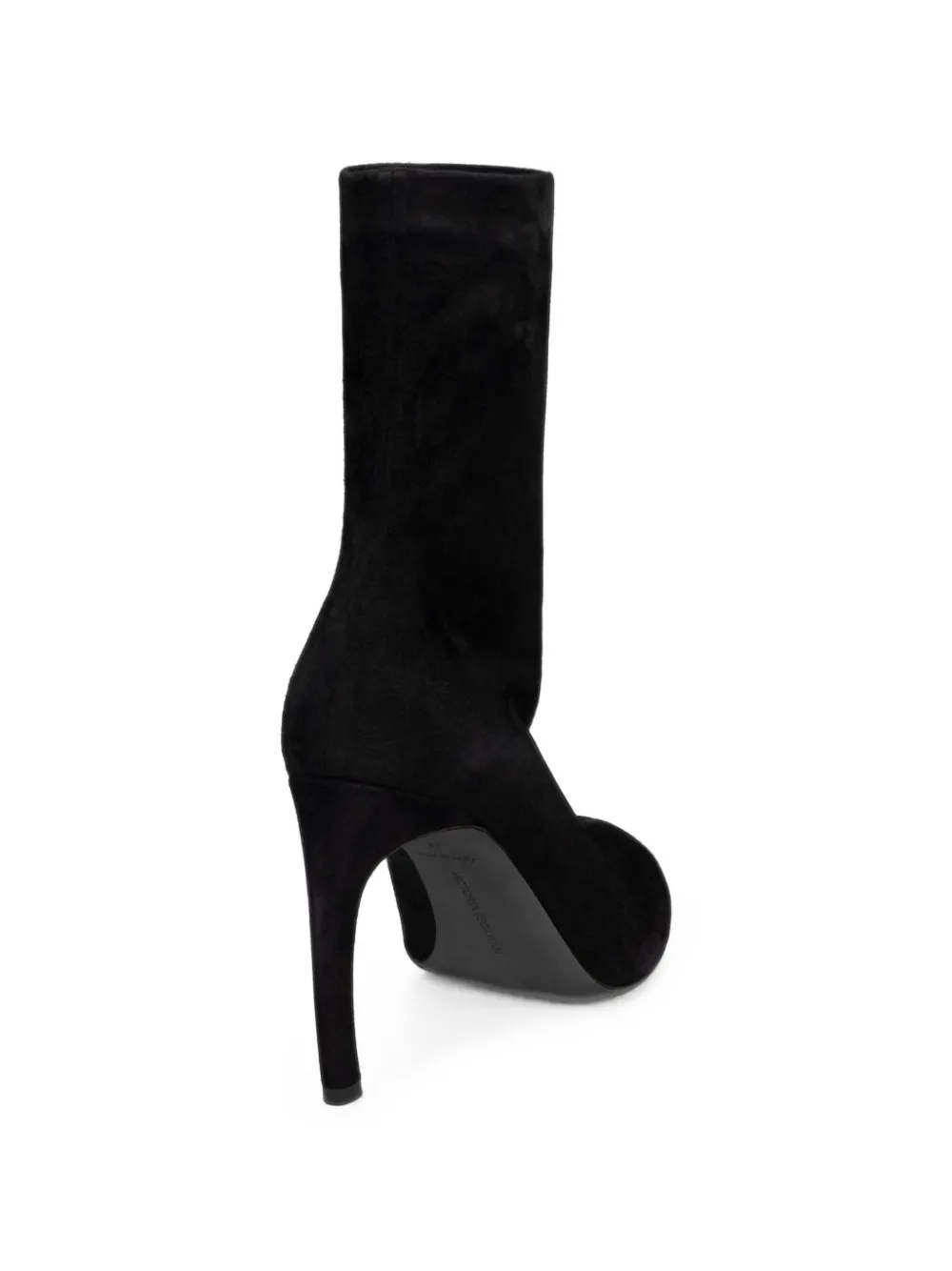 Victoria Beckham Harlow stretch suede boots Zwart