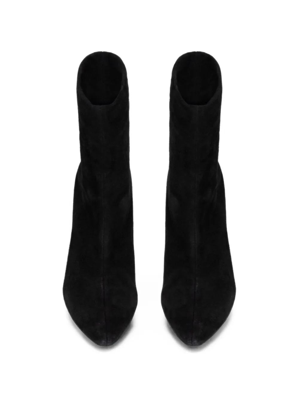 Victoria Beckham Harlow stretch suede boots Zwart