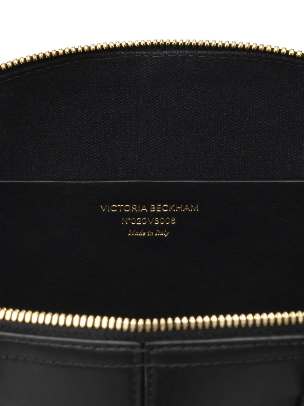 Victoria Beckham Victoria leather shoulder bag Zwart