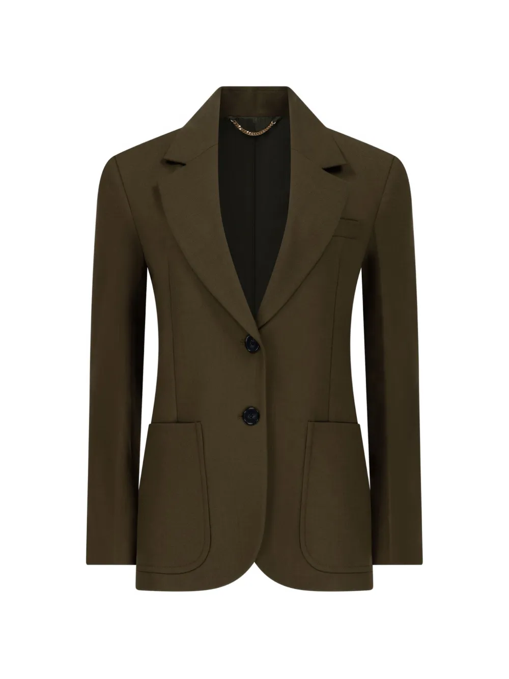 Victoria Beckham Katherine Single-breasted Blazer In 그린