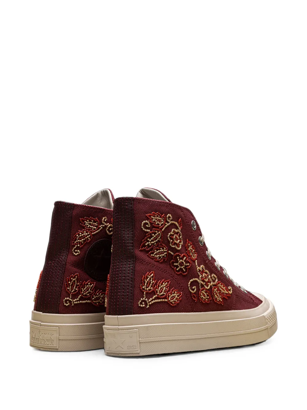 Converse Chuck Taylor All Star Hi bead-embellished sneakers Rood