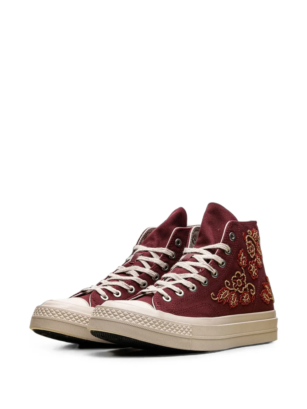 Converse Chuck Taylor All Star Hi bead-embellished sneakers Rood