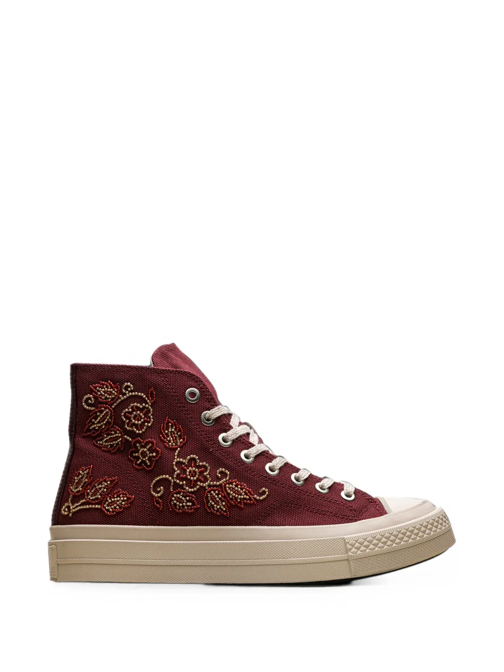 Converse Chuck Taylor All Star Hi bead-embellished sneakers Rood