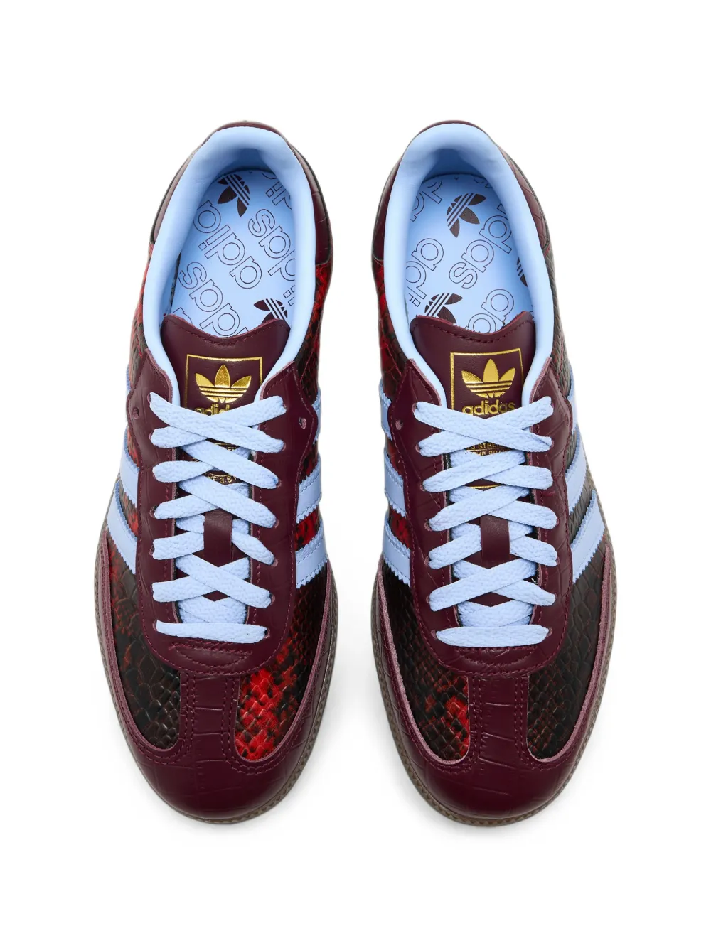adidas Samba OG animal-print sneakers Rood