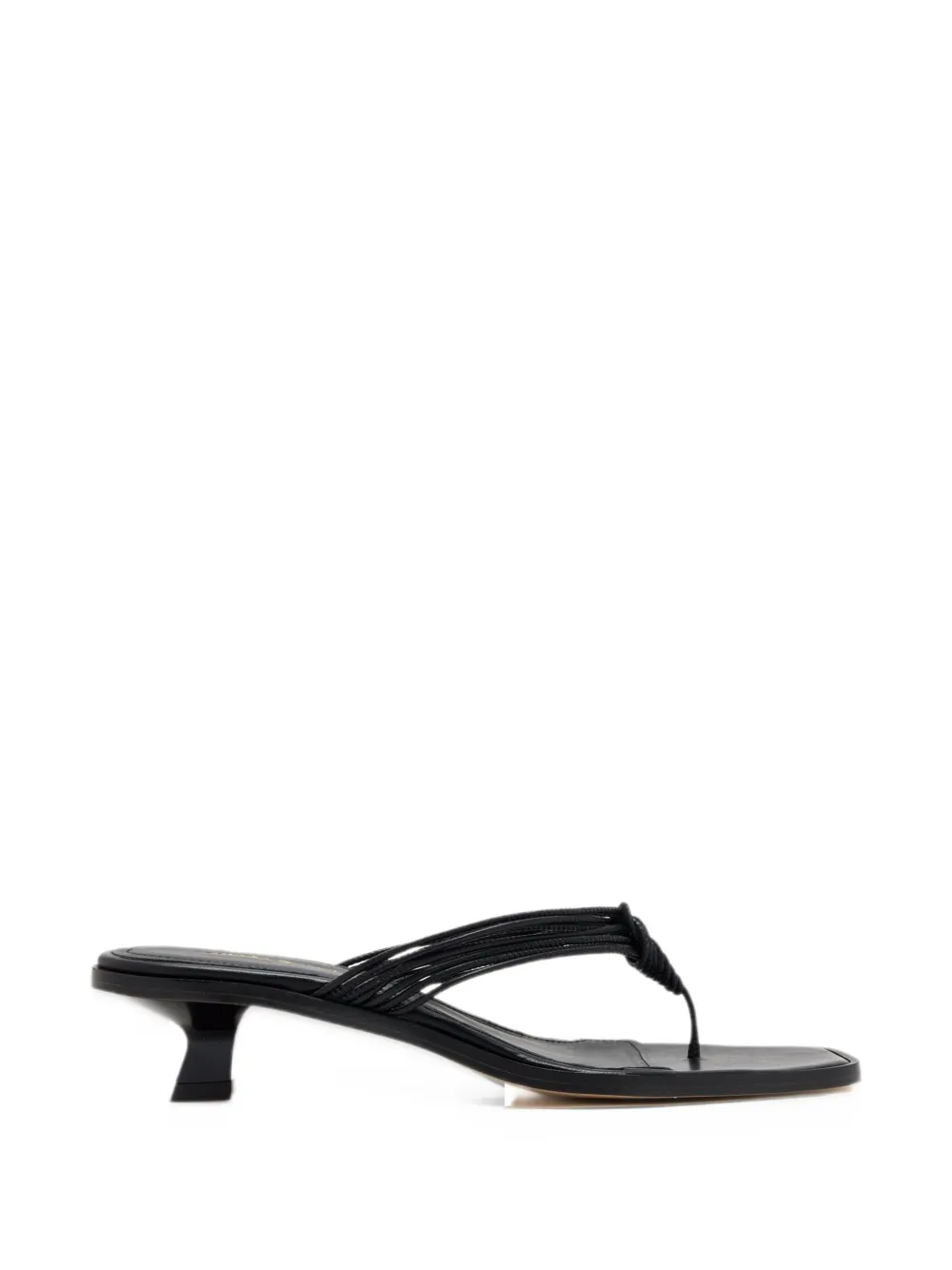 Andrea Gomez Fern braided leather sandals - Noir Andrea Gomez Fern braided leather sandals - Noir