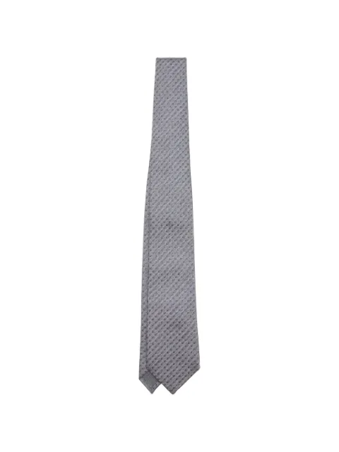 Brunello Cucinelli geometric-pattern silk tie