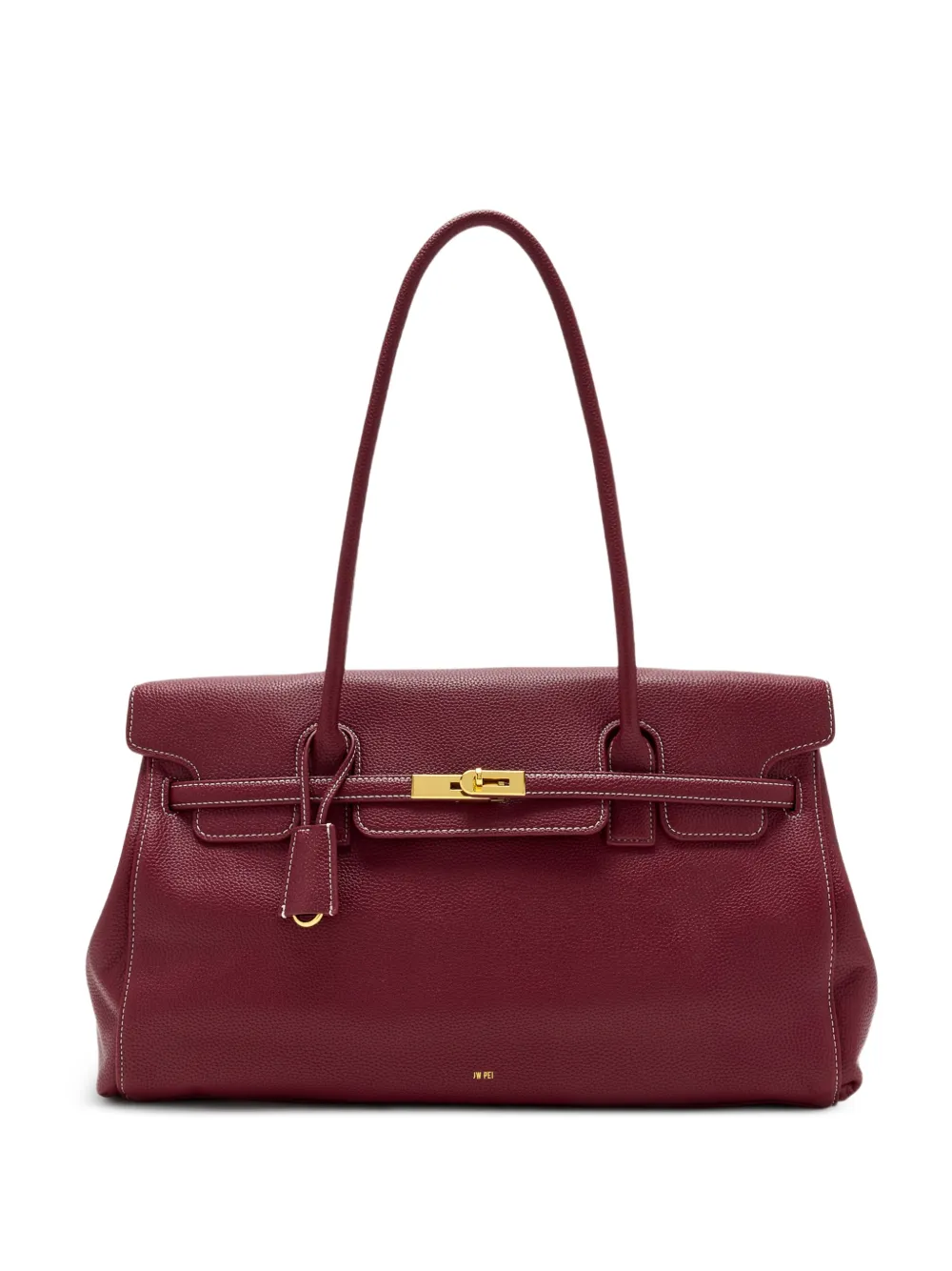 JW Pei Yara pebbled shoulder bag - Rosso