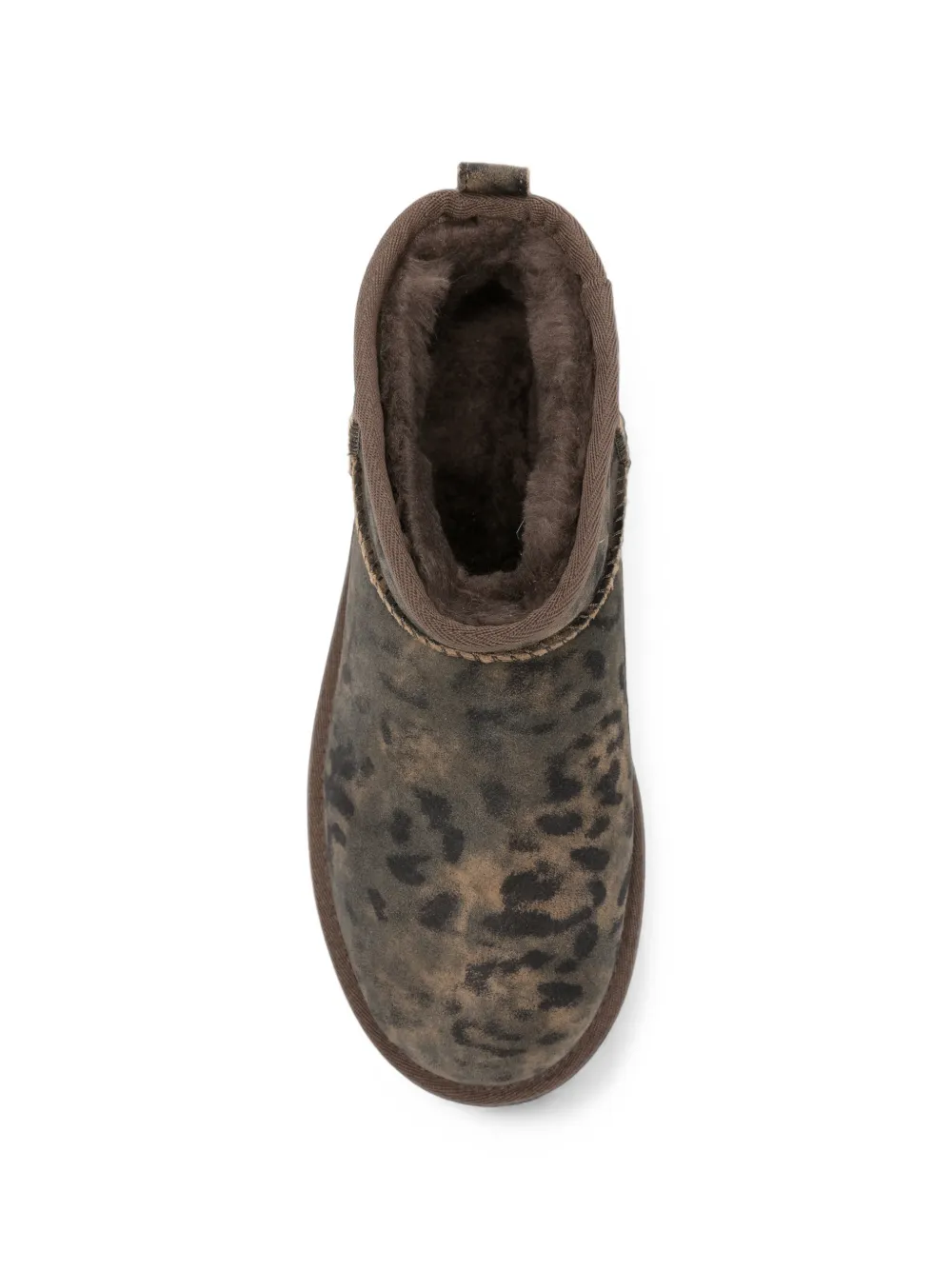 UGG Classic Ultra Mini leopard-print ankle boots Bruin
