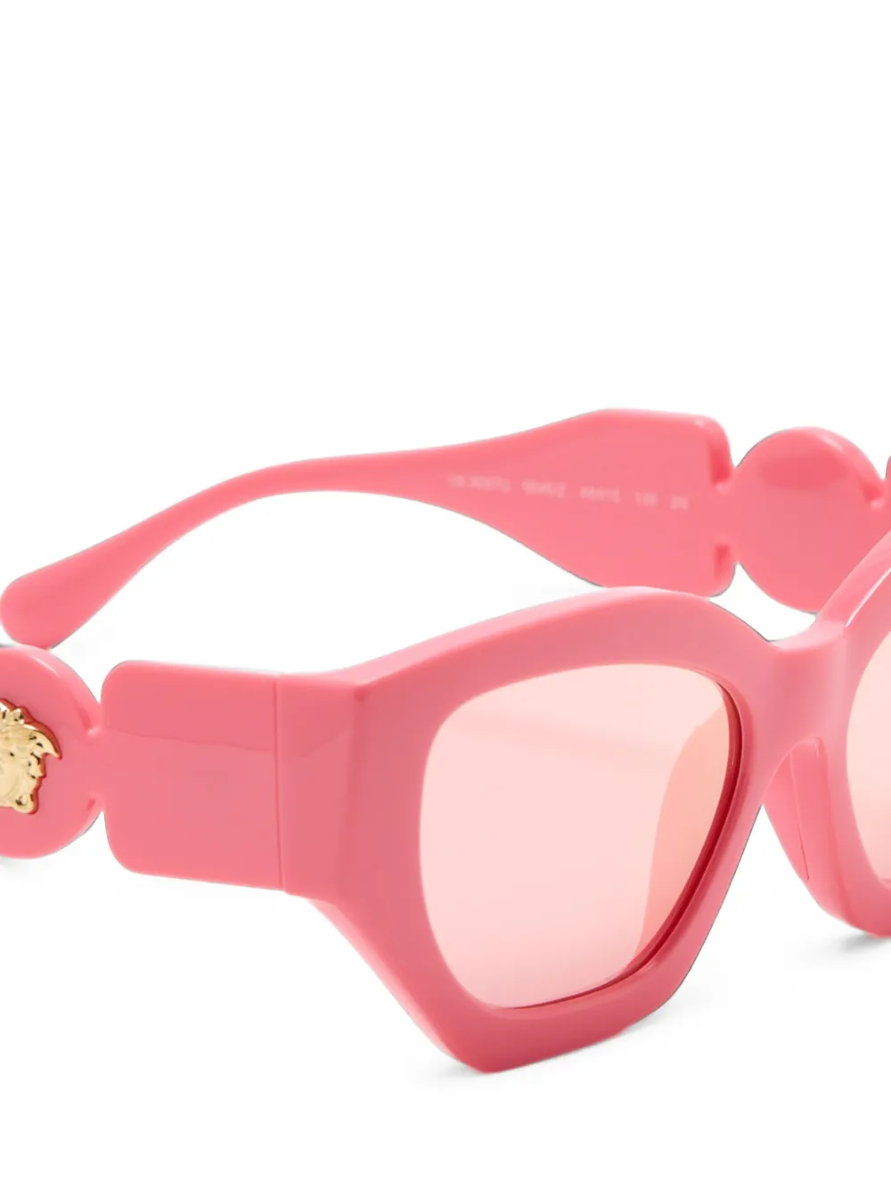 Versace Kids Zonnebril met cat-eye-montuur en Medusa-plakkaat Roze