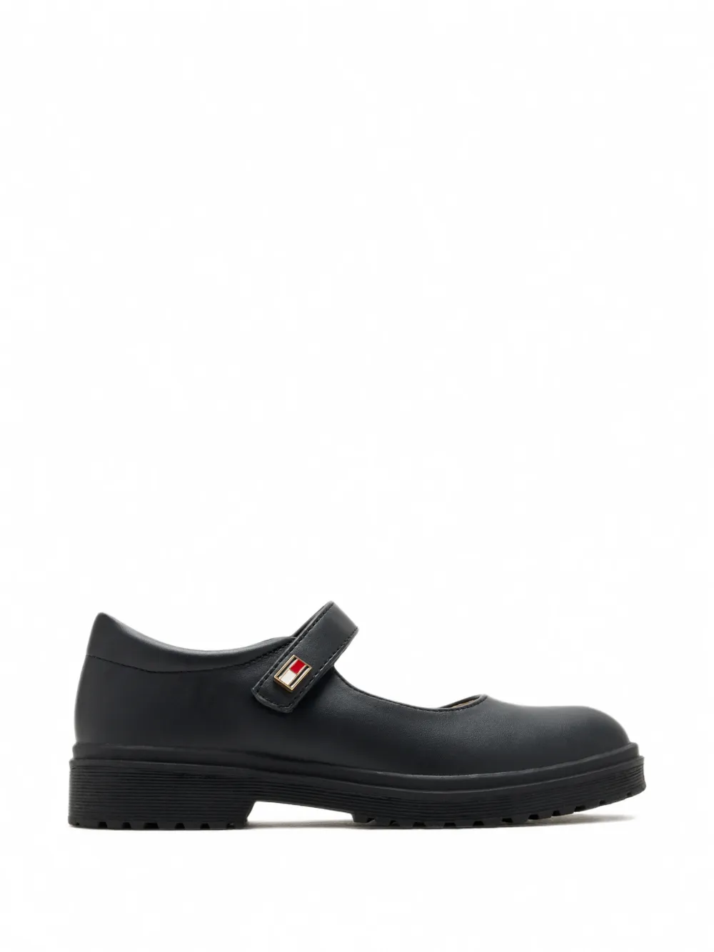 Tommy Hilfiger Junior Ballerine Zahira con chiusura con strappi - Nero