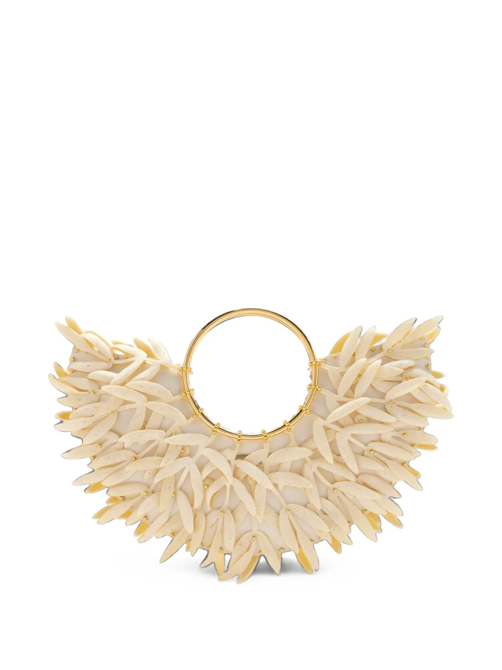 Vanina Olive Branch Tote Bag In Neutrals