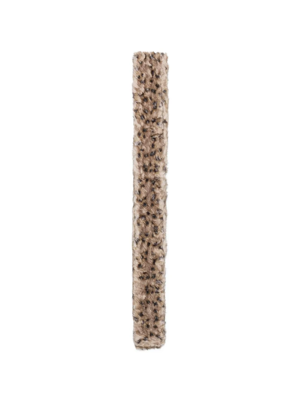 Barbara Bologna leopard-print scarf - Toni neutri