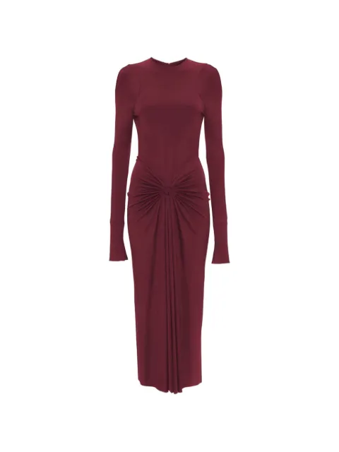 Victoria Beckham robe mi-longue Frances à fronces