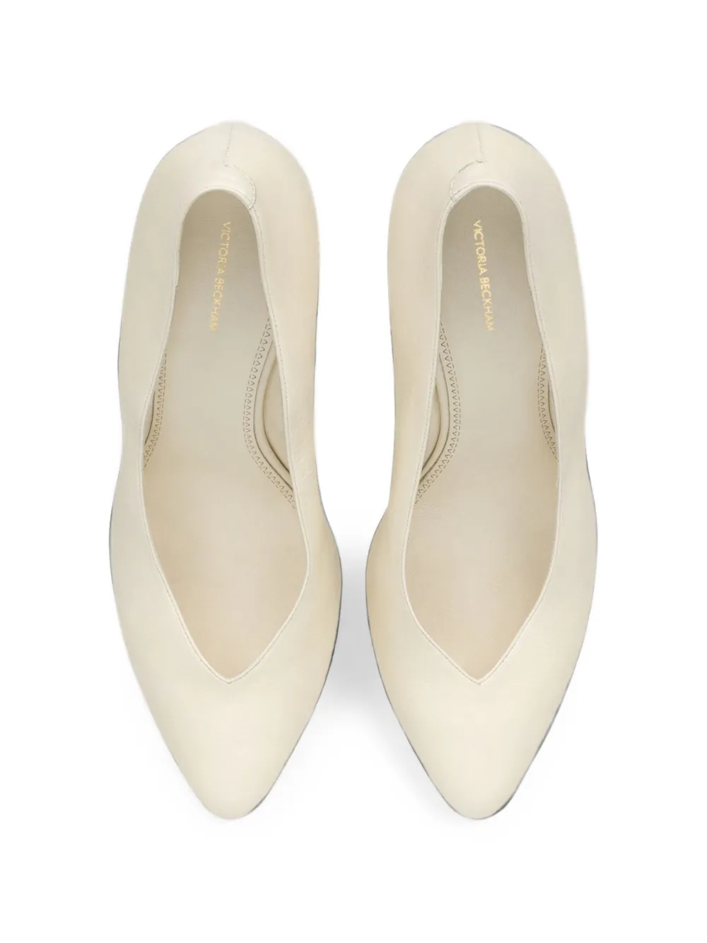 Victoria Beckham Maverick leather pumps Beige