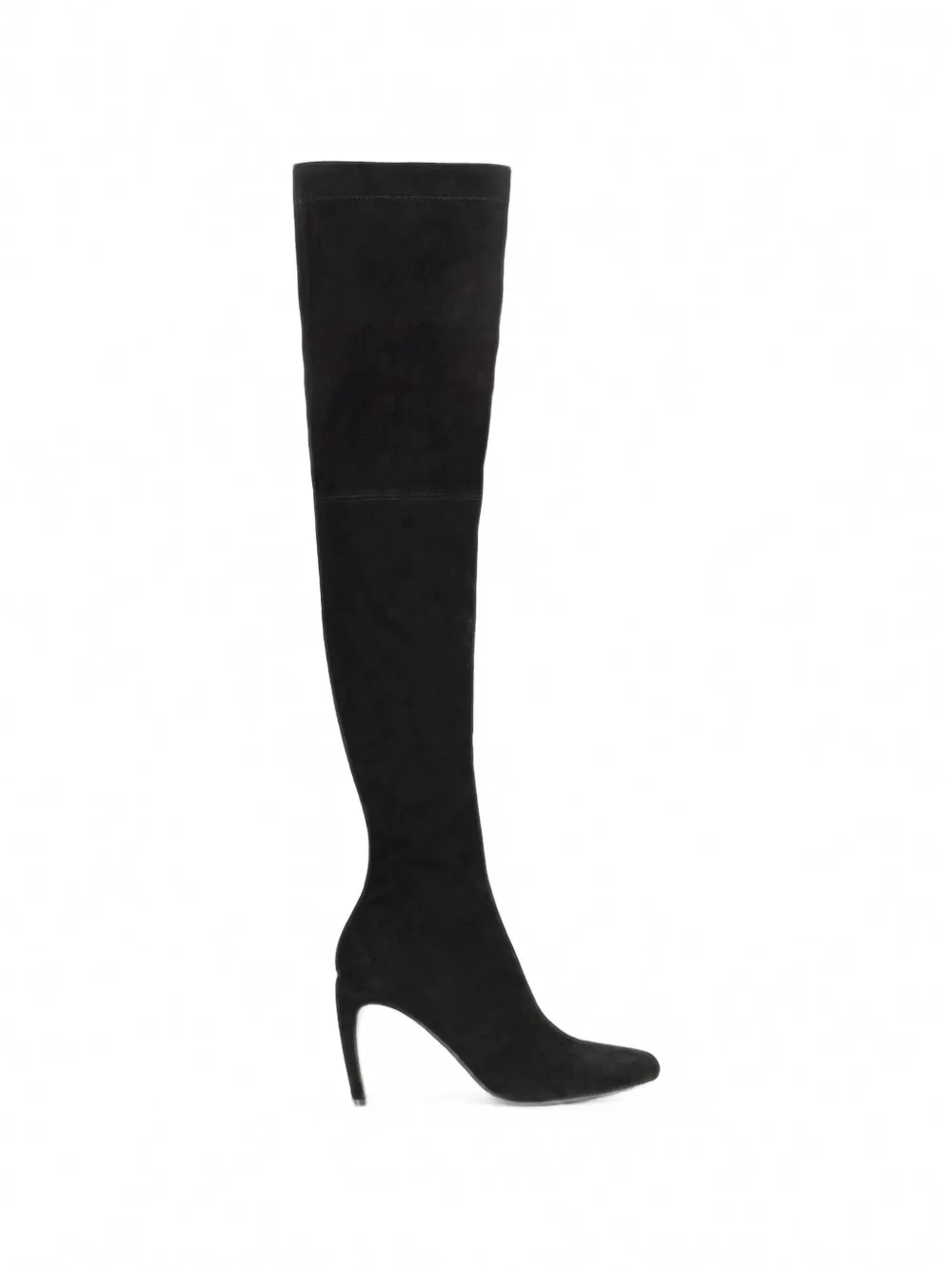 Victoria Beckham Harlow stretch suede boots Zwart