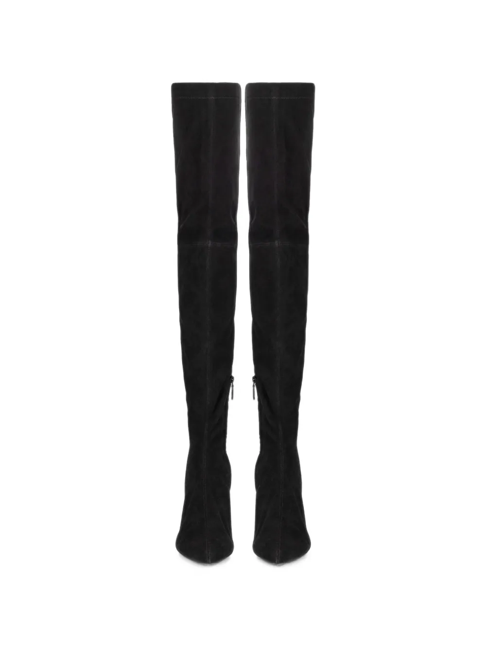 Victoria Beckham Harlow stretch suede boots Zwart