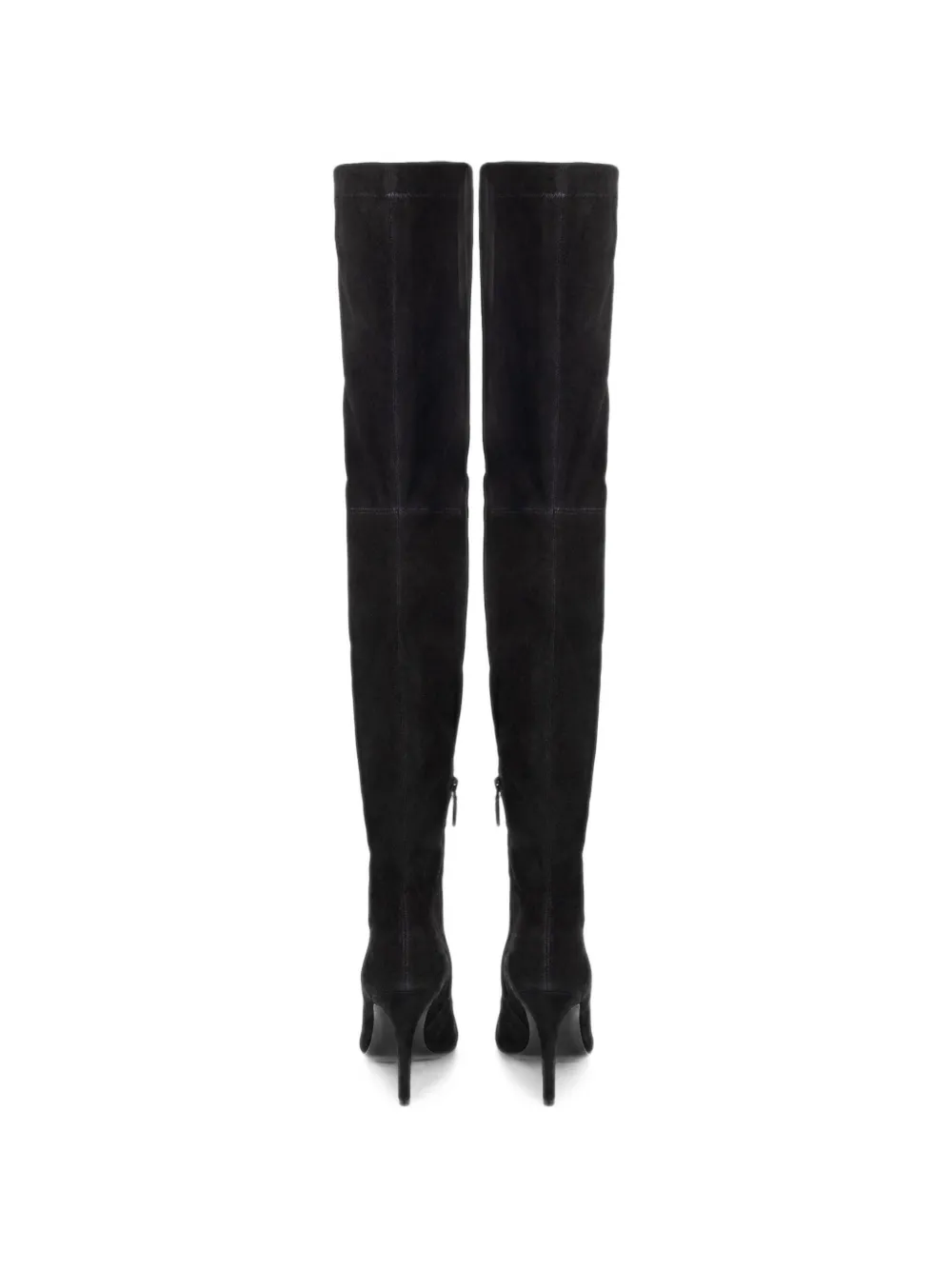 Victoria Beckham Harlow stretch suede boots Zwart