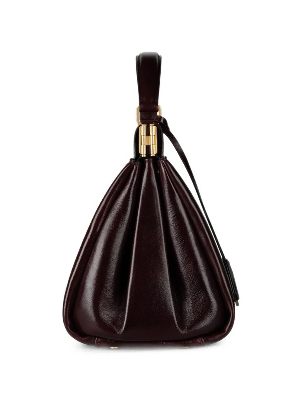 Victoria Beckham Sloane Frame 28 Leather Tote Bag in Red, view 4