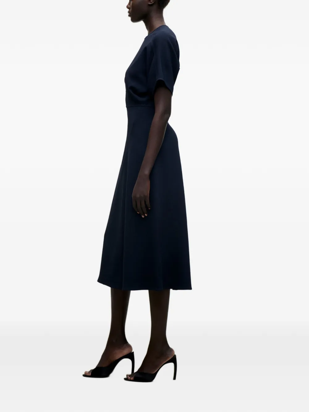 Victoria Beckham Eleanor midi-jurk Blauw