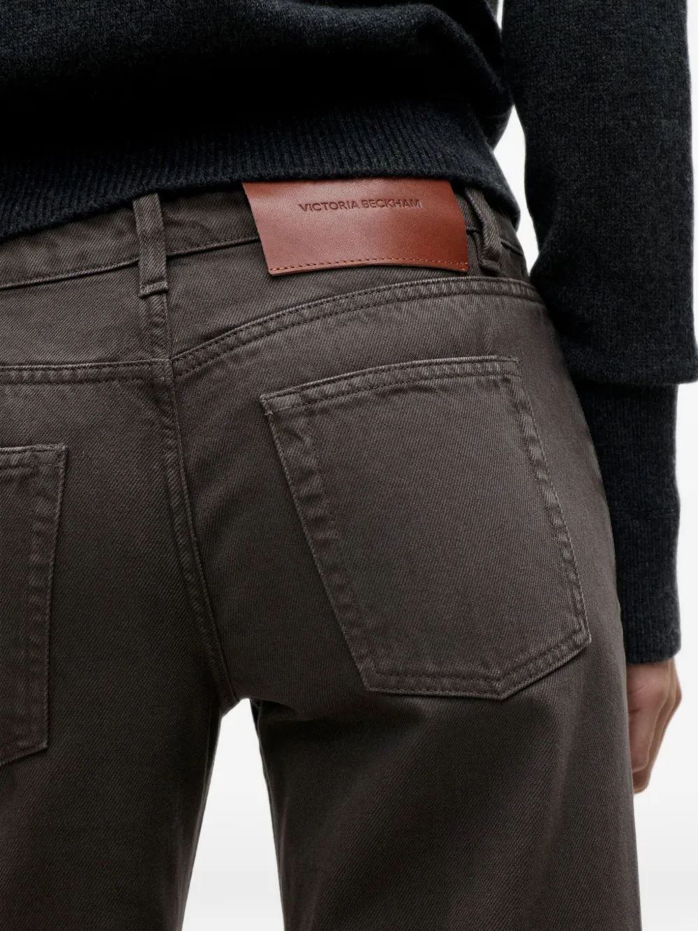 Victoria Beckham Gigi jeans Bruin