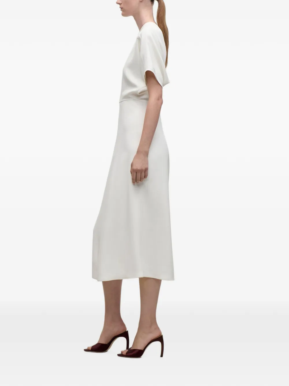 Victoria Beckham Eleanor midi dress Wit