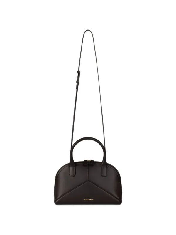 Victoria Beckham Doctor Bag Leather Tote Bag in Brown