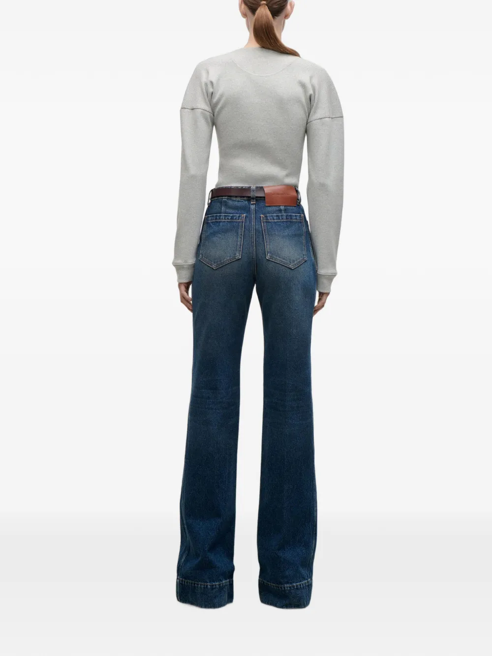 Victoria Beckham Hazel sweater met knoopsluiting Grijs