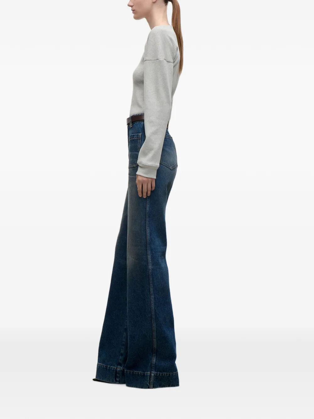 Victoria Beckham Hazel sweater met knoopsluiting Grijs