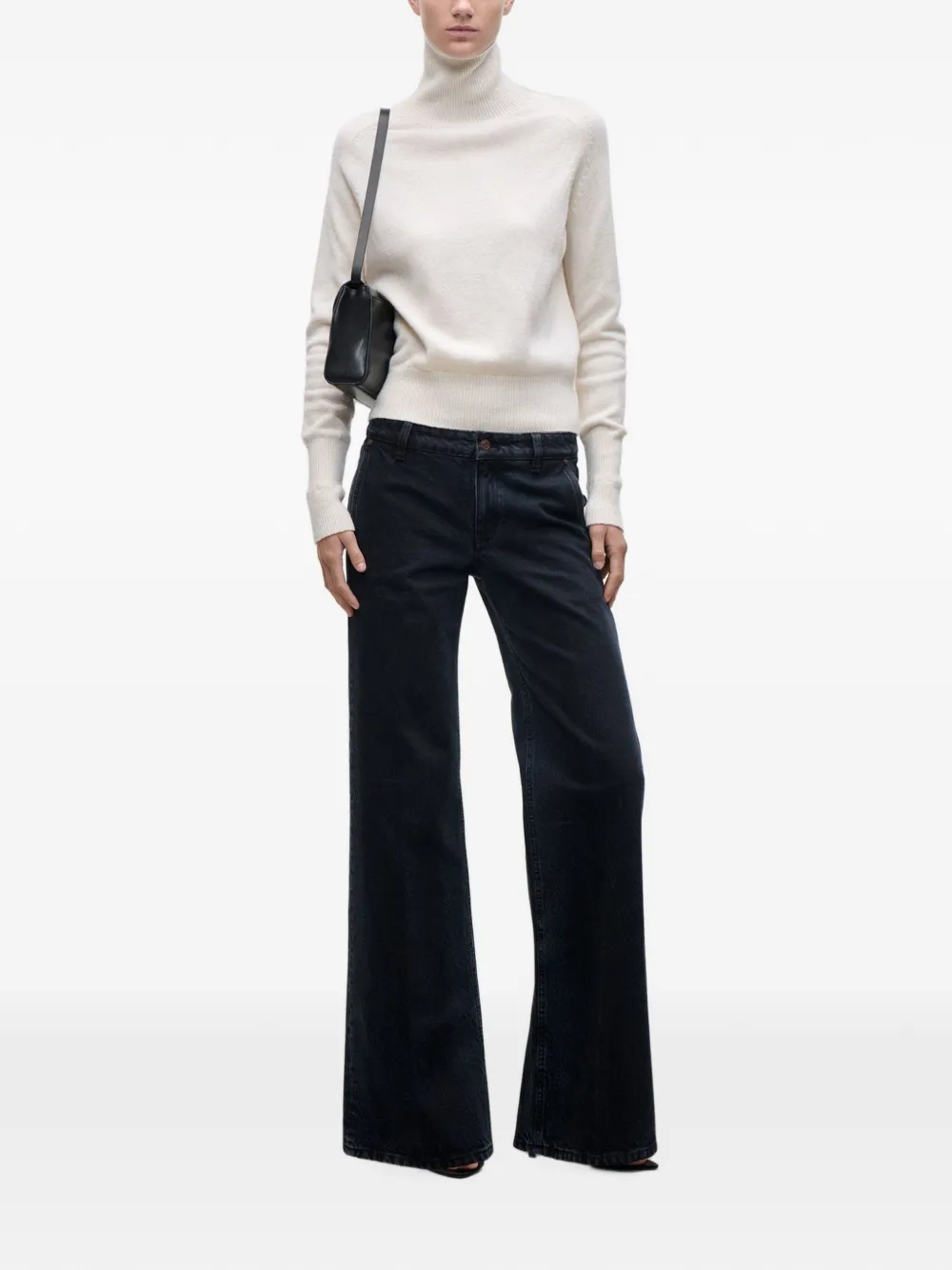 Victoria Beckham Gigi jeans met wijde pijpen Blauw